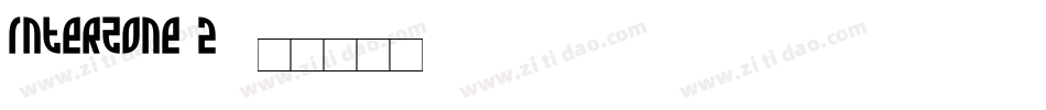 InterZone 2字体转换
